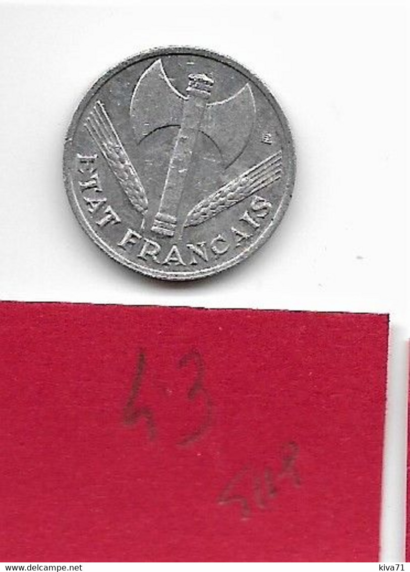 50 Centimes  " Bazor " 1943 SUP/SPL - 50 Centimes