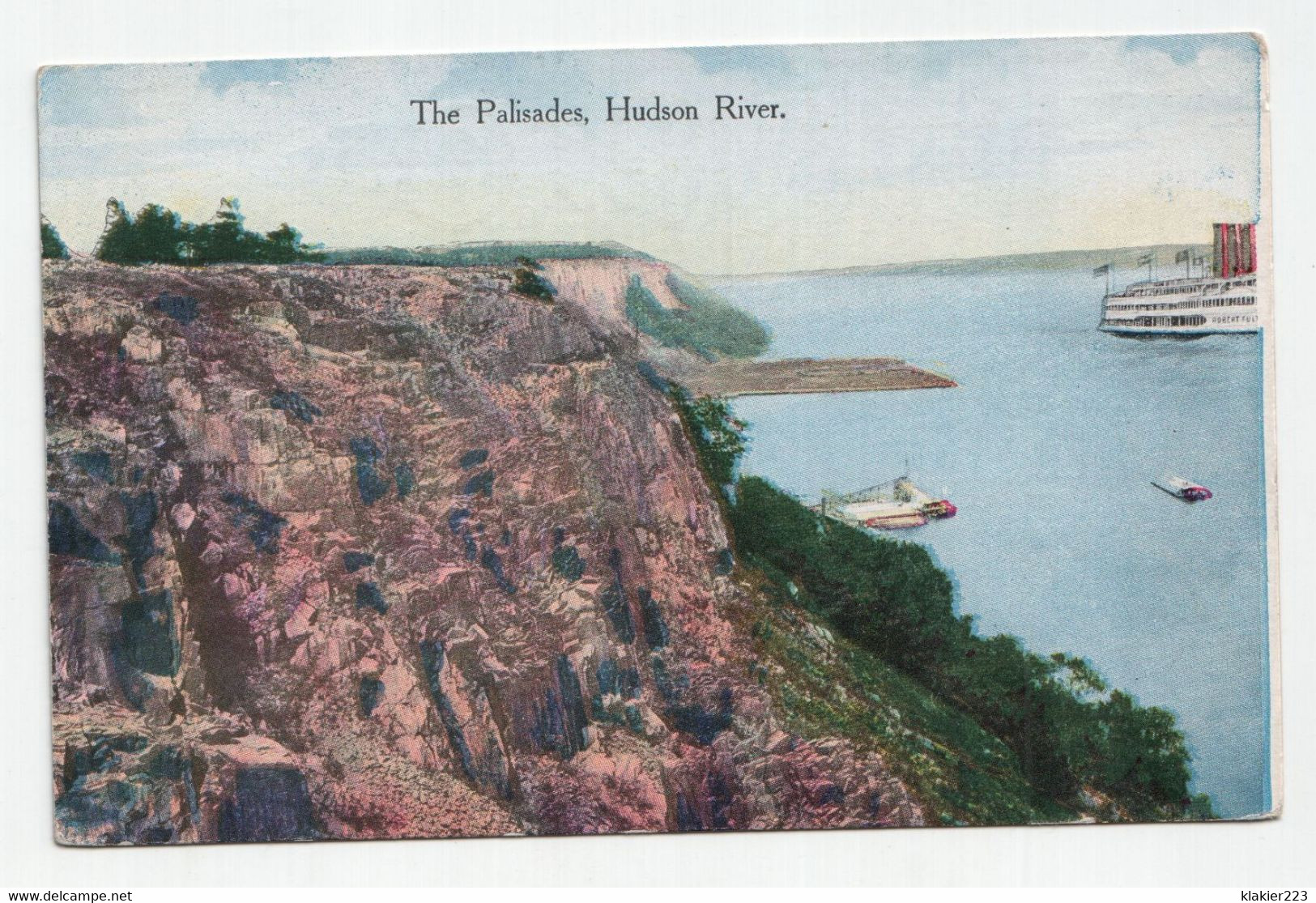 The Palisades, Hudson River. - Hudson River