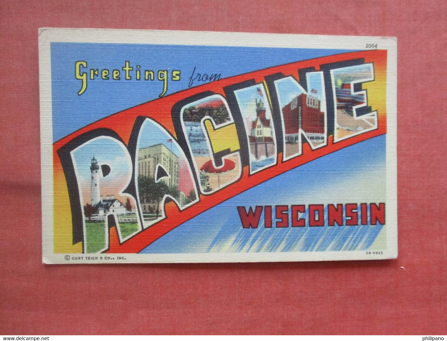 Greetings.   Racine - Wisconsin > Racine   Ref 5484 - Racine