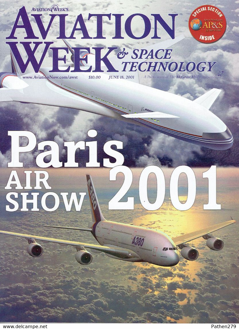 Aviation Week Juin 2001 Spécial Salon Du Bourget + Spotter's Guide - Transports