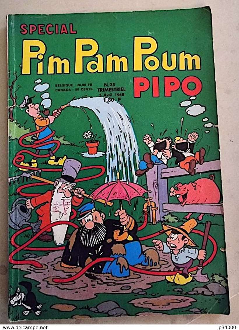 PIM PAM POUM PIPO Special Numéro 25 Avril1968. Edition Lug. - Pim Pam Poum