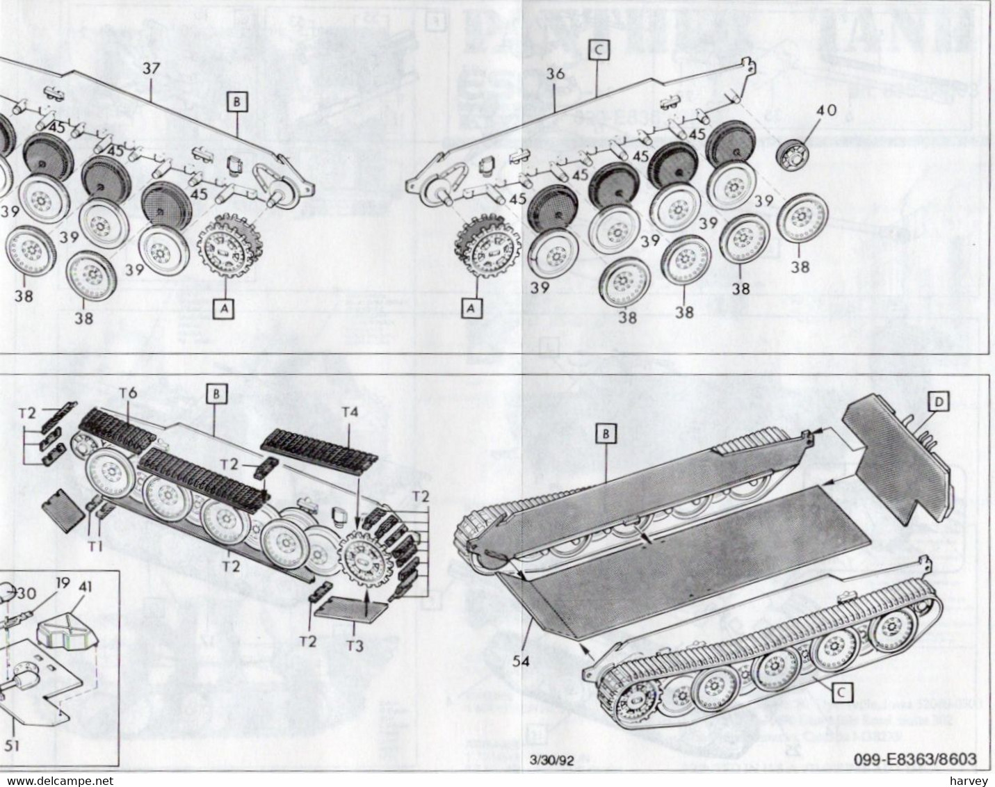 ERTL Esci 8363 Pz Kpfw V 1/72e - Military Vehicles