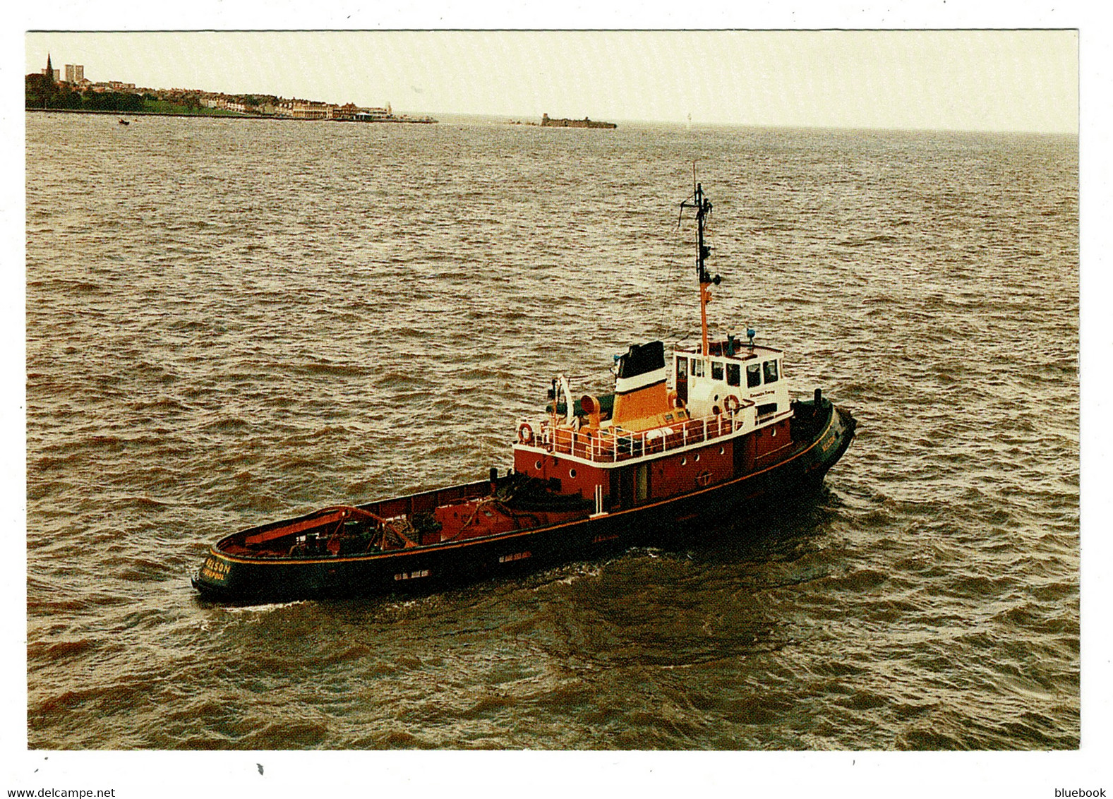 Ref 1523 -  Shipping Maritine Postcard - Motor Tug "Nelson" Alexandra Towing Company - Rimorchiatori