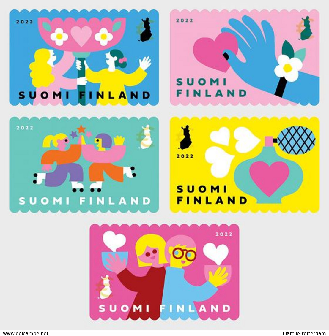 Finland - Postfris/MNH - Complete Set Valentijnsdag 2022 - Neufs