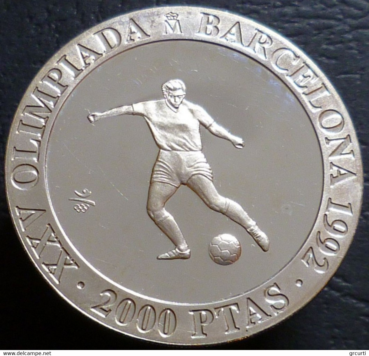 Spagna - 2000 Pesetas 1990 - Olimpiadi Di Barcellona '92 - Calcio - KM# 862 - 2 000 Pesetas