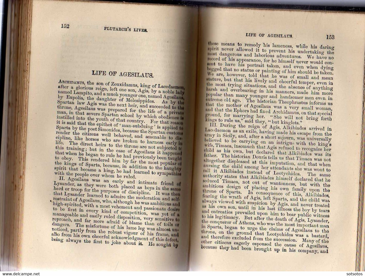 Plutarch's Lives  translated from the Greek with Notes and a Life of Plutarch by Aubrey Stewart and the Late George Long