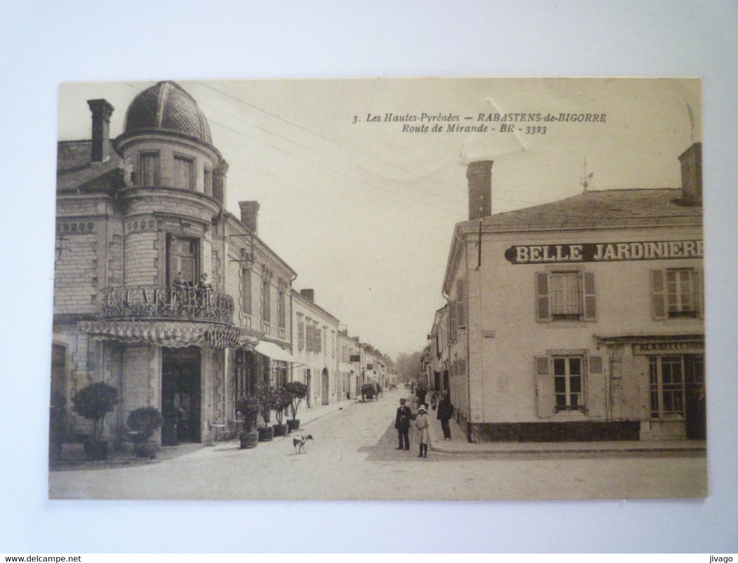 2022 - 765  RABASTENS-de-BIGORRE  (Hautes-Pyrénées)  :  Route De MIRANDE  1920  XXX - Rabastens De Bigorre