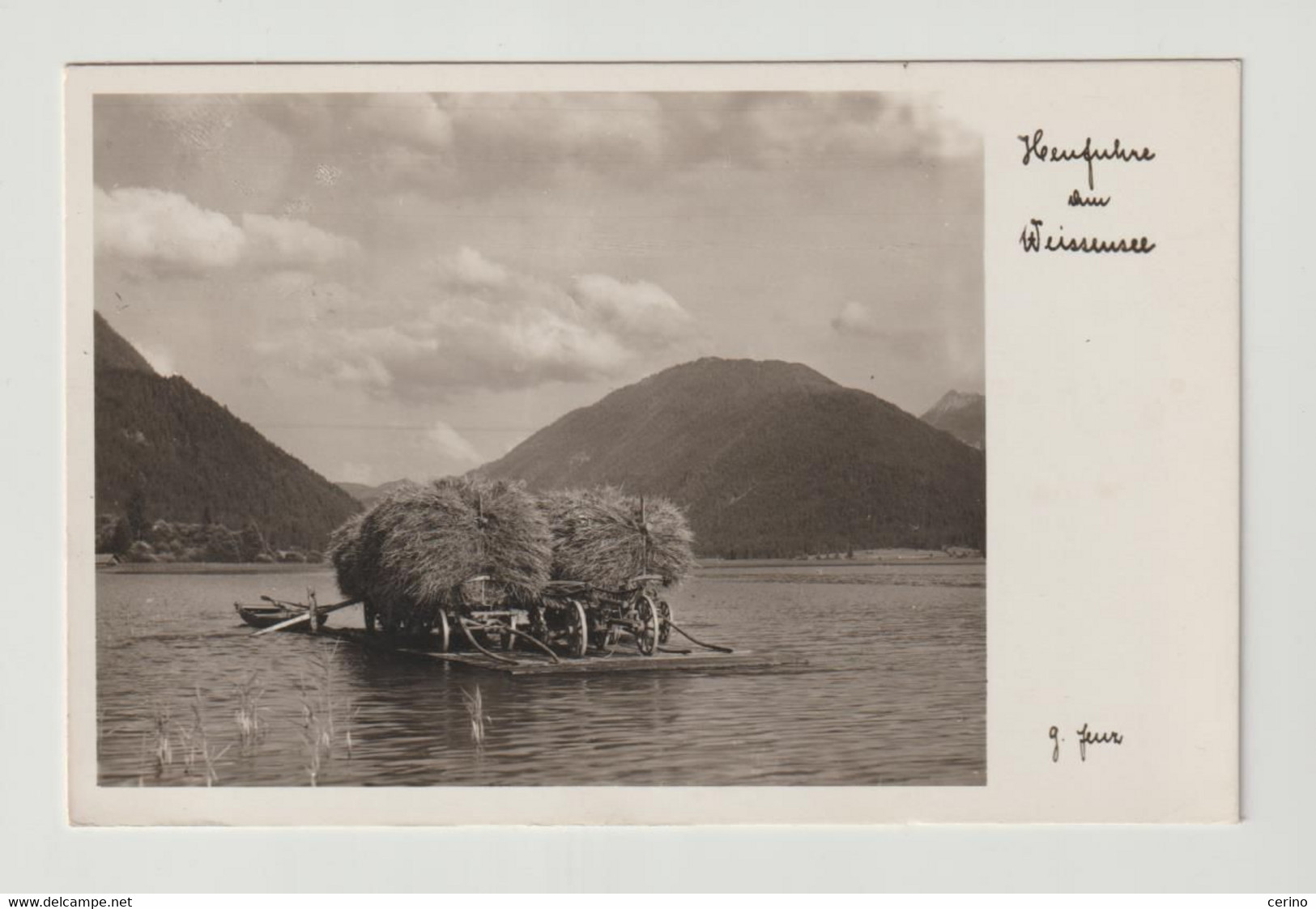 WEISSENSEE:  HEUFUHRE  AM  WEISSENSEE  -  PHOTO  -  KLEINFORMAT - Weissensee