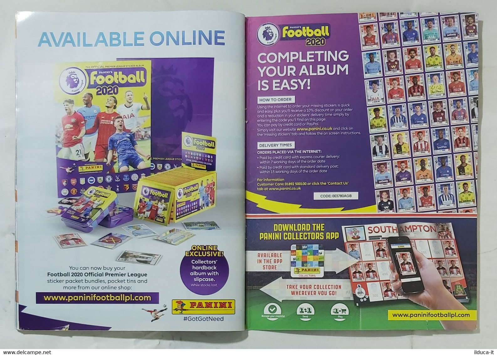 I103267 Album figurine - Premier League Panini's Football 2020 - fig. 559/636