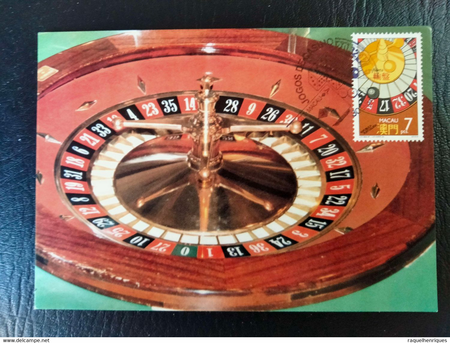 MACAU MAXIMUM CARS - 1987 Casino Games 4 CARDS FULL SET FIRST DAY CANCEL (SB1#01) - Maximumkarten