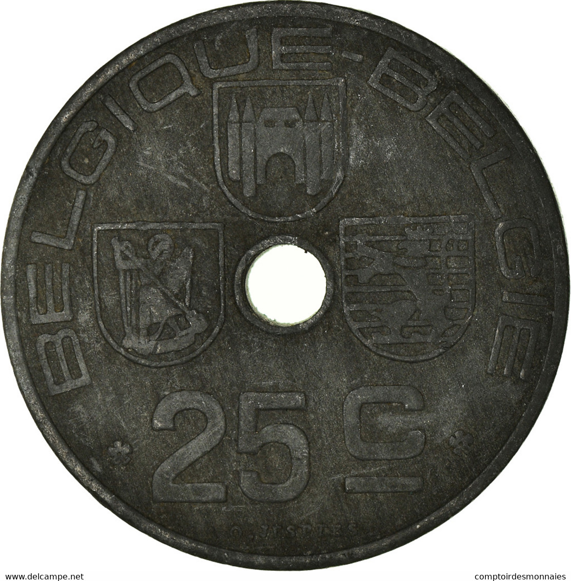 Monnaie, Belgique, 25 Centimes, 1942 - 25 Cent