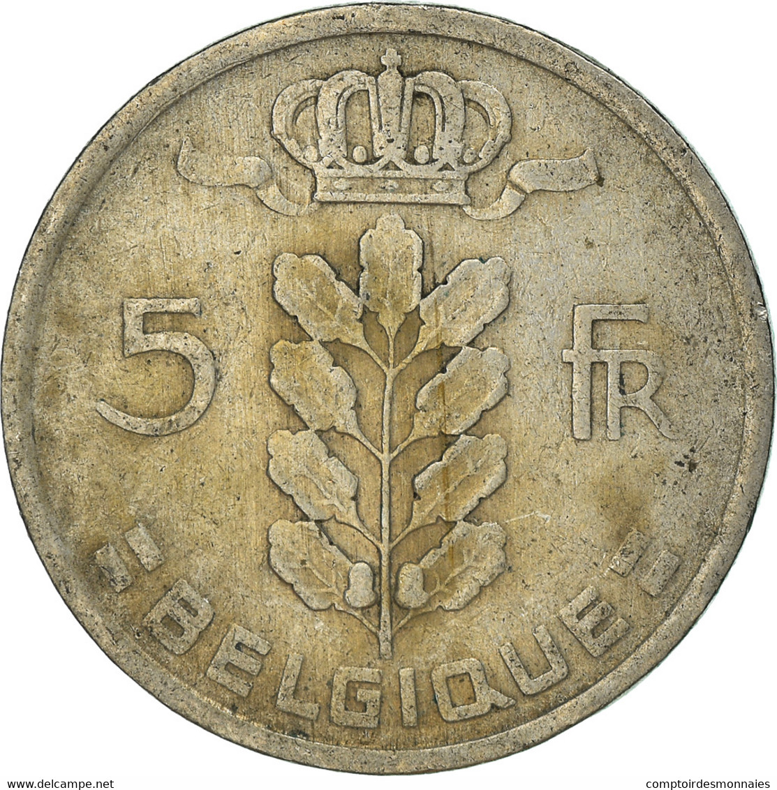 Monnaie, Belgique, 5 Francs, 5 Frank, 1950 - 5 Francs