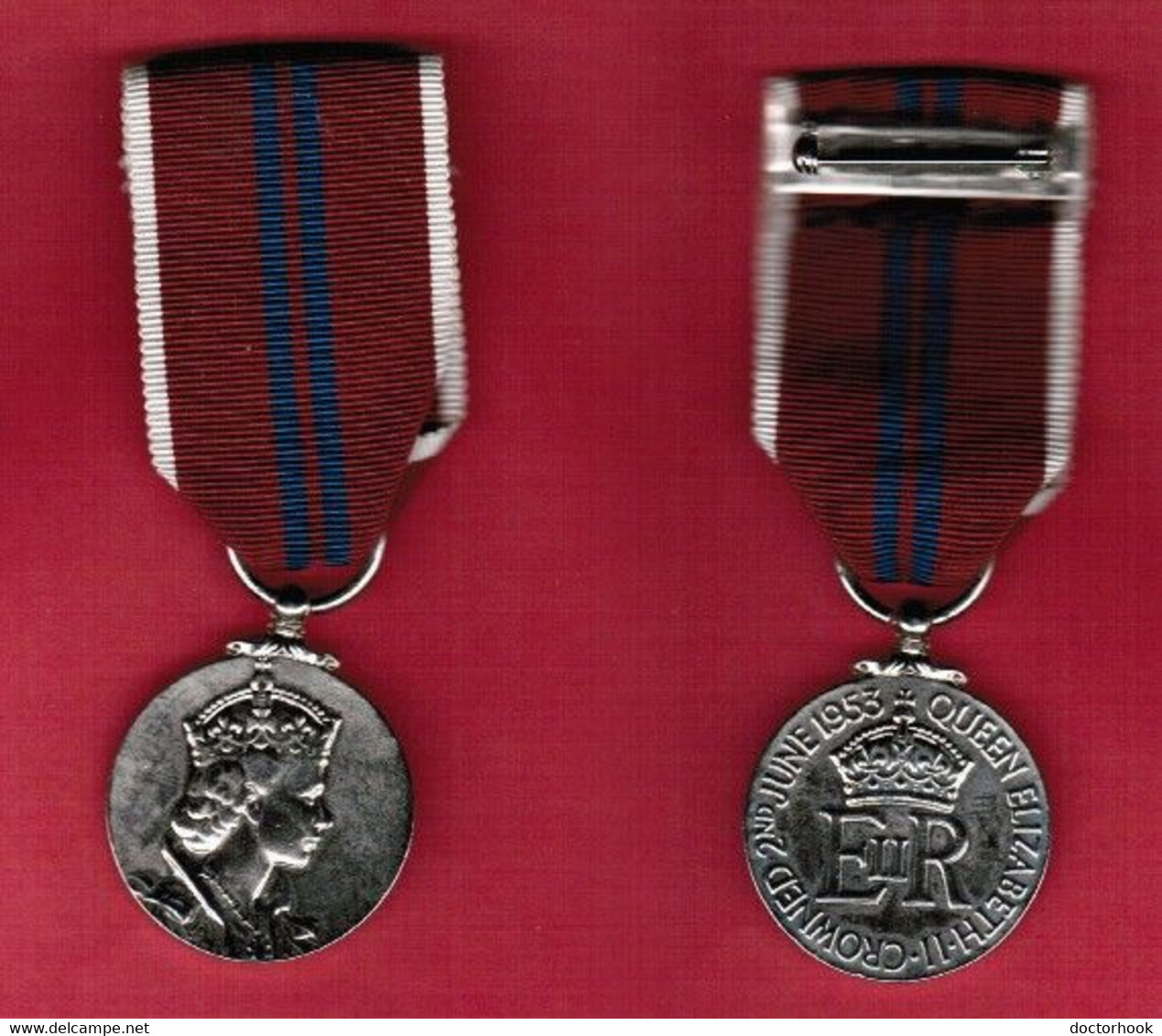 GREAT BRITAIN   1953 QUEEN ELIZABETH CORONATIAN MEDAL (T-125) - Adel