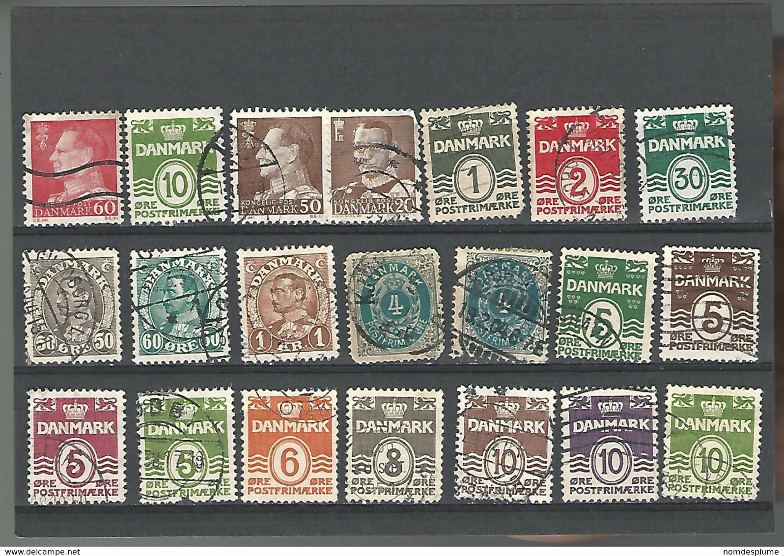 54763 ) Collection Denmark  Postmarks - Collezioni