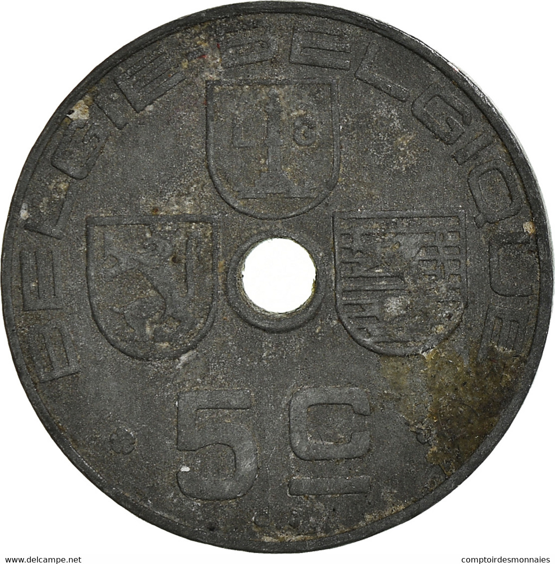 Monnaie, Belgique, 5 Centimes, 1942 - 5 Cent