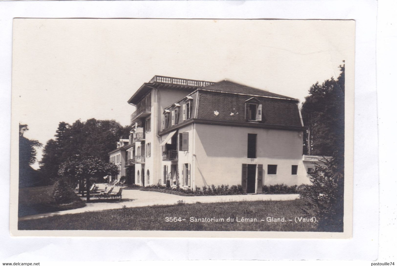 CPSM :  14 X 9  -    Sanatorium  Du  Léman,  Gland - Gland