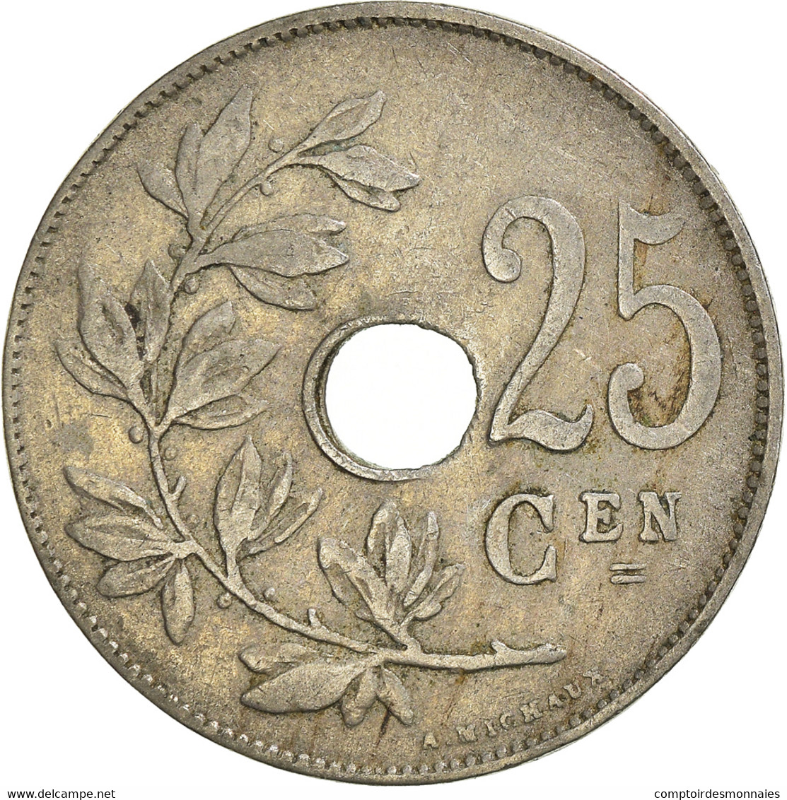 Monnaie, Belgique, 25 Centimes, 1922 - 25 Centimes