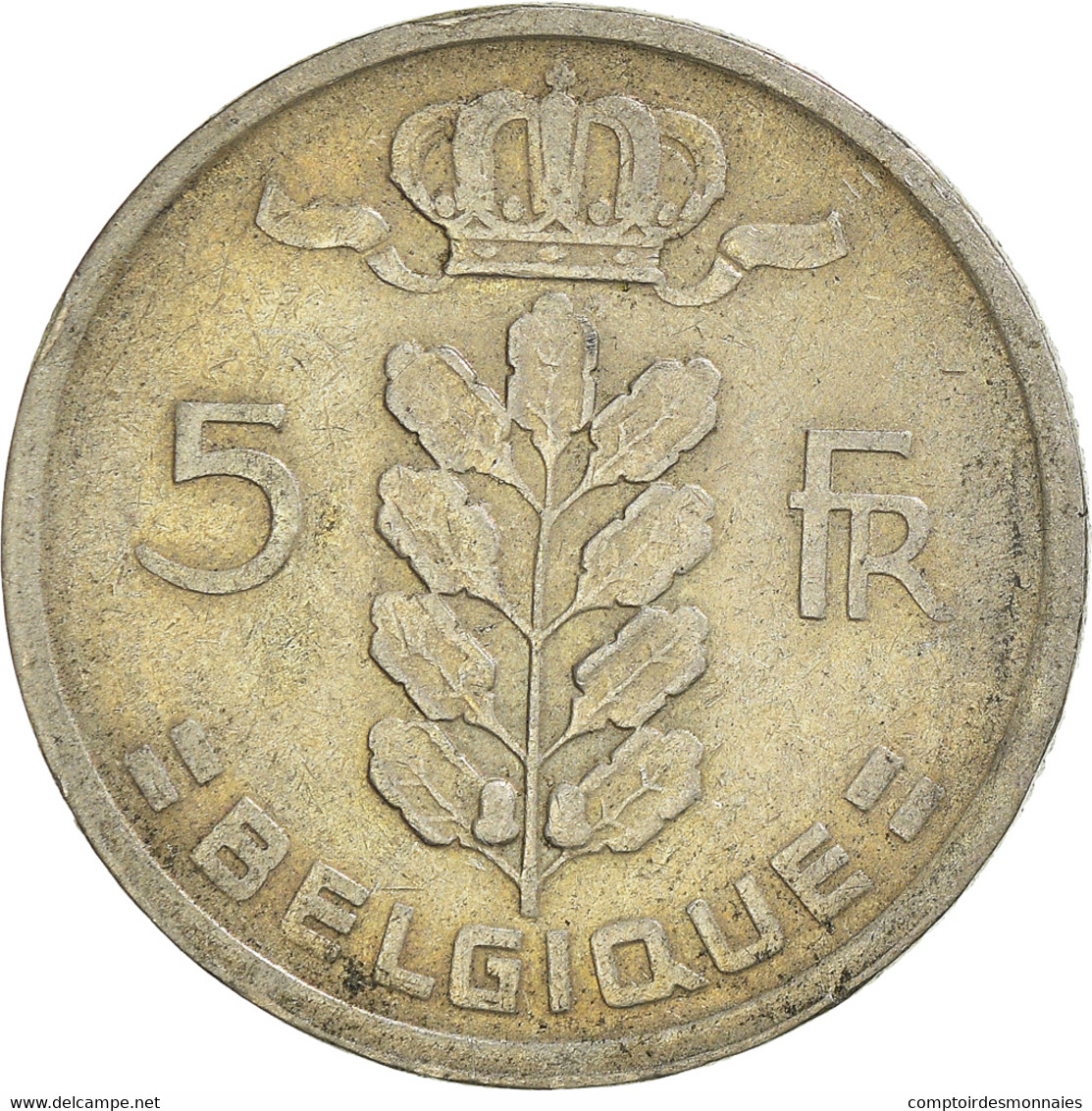 Monnaie, Belgique, 5 Francs, 5 Frank, 1949 - 5 Francs