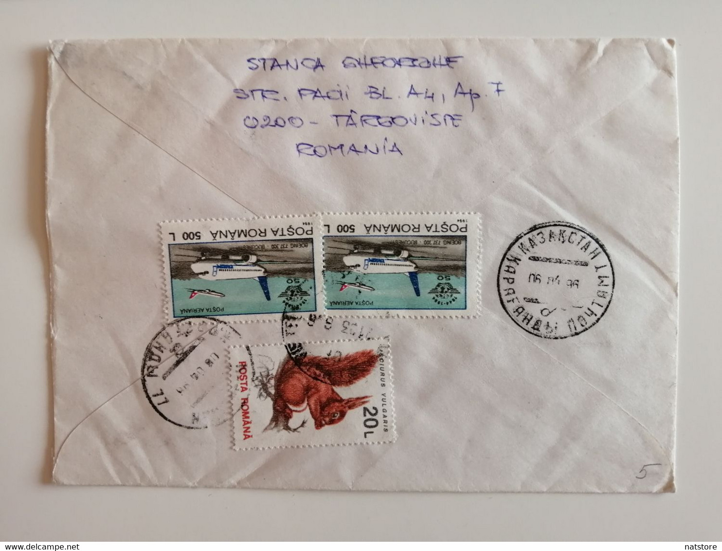 1996..ROMANIA.. COVER WITH STAMPS..PAST MAIL - Lettres & Documents