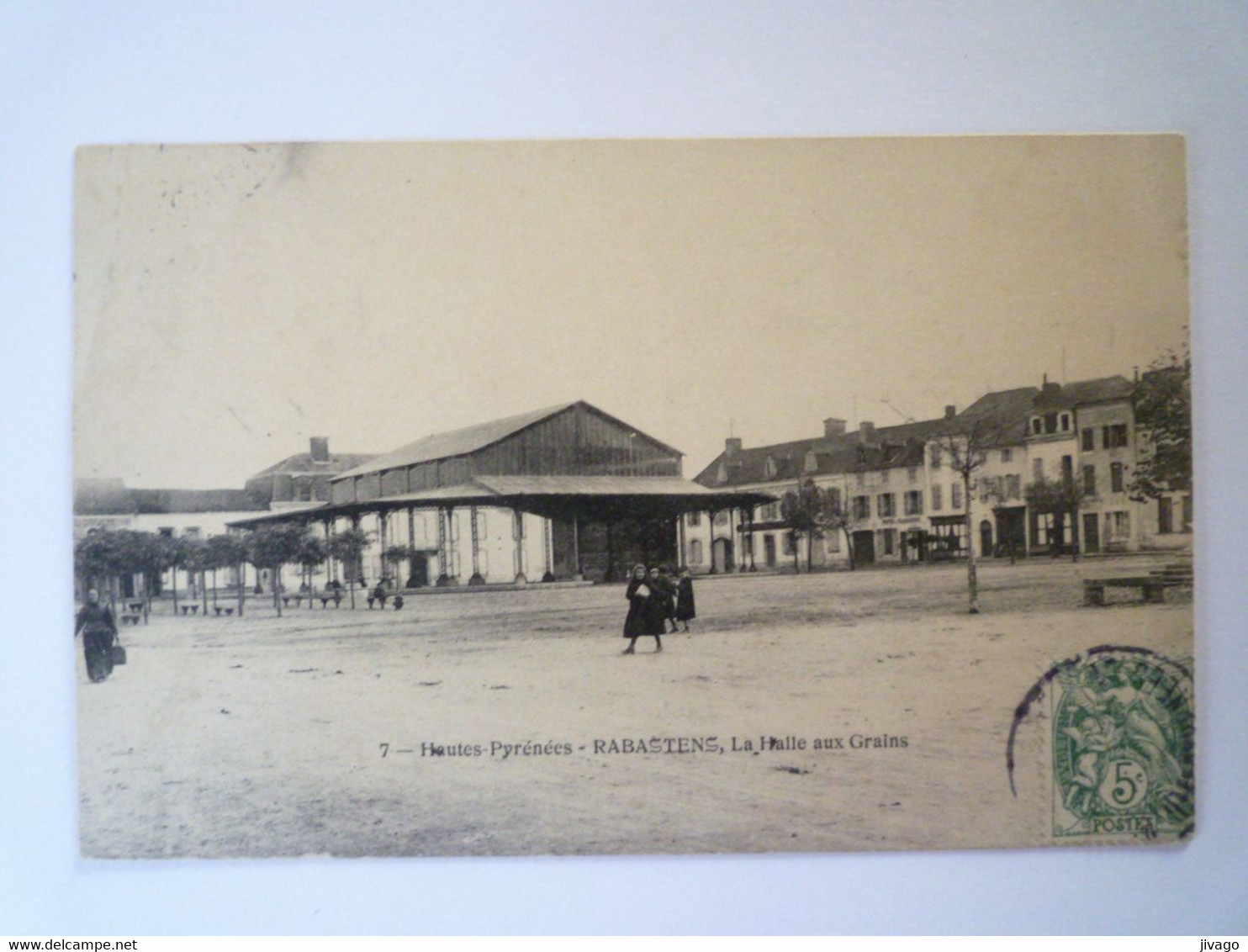 2022 - 772  RABASTENS-de-BIGORRE  (Hautes-Pyrénées)  :  La  HALLE Aux GRAINS   1908  XXX - Rabastens De Bigorre