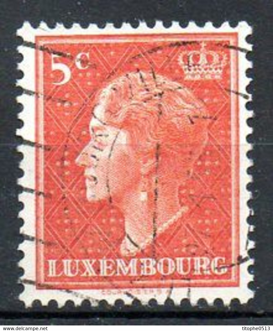 LUXEMBOURG. N°413A Oblitéré De 1948-53. Grande-duchesse Charlotte. - 1948-58 Charlotte Left-hand Side