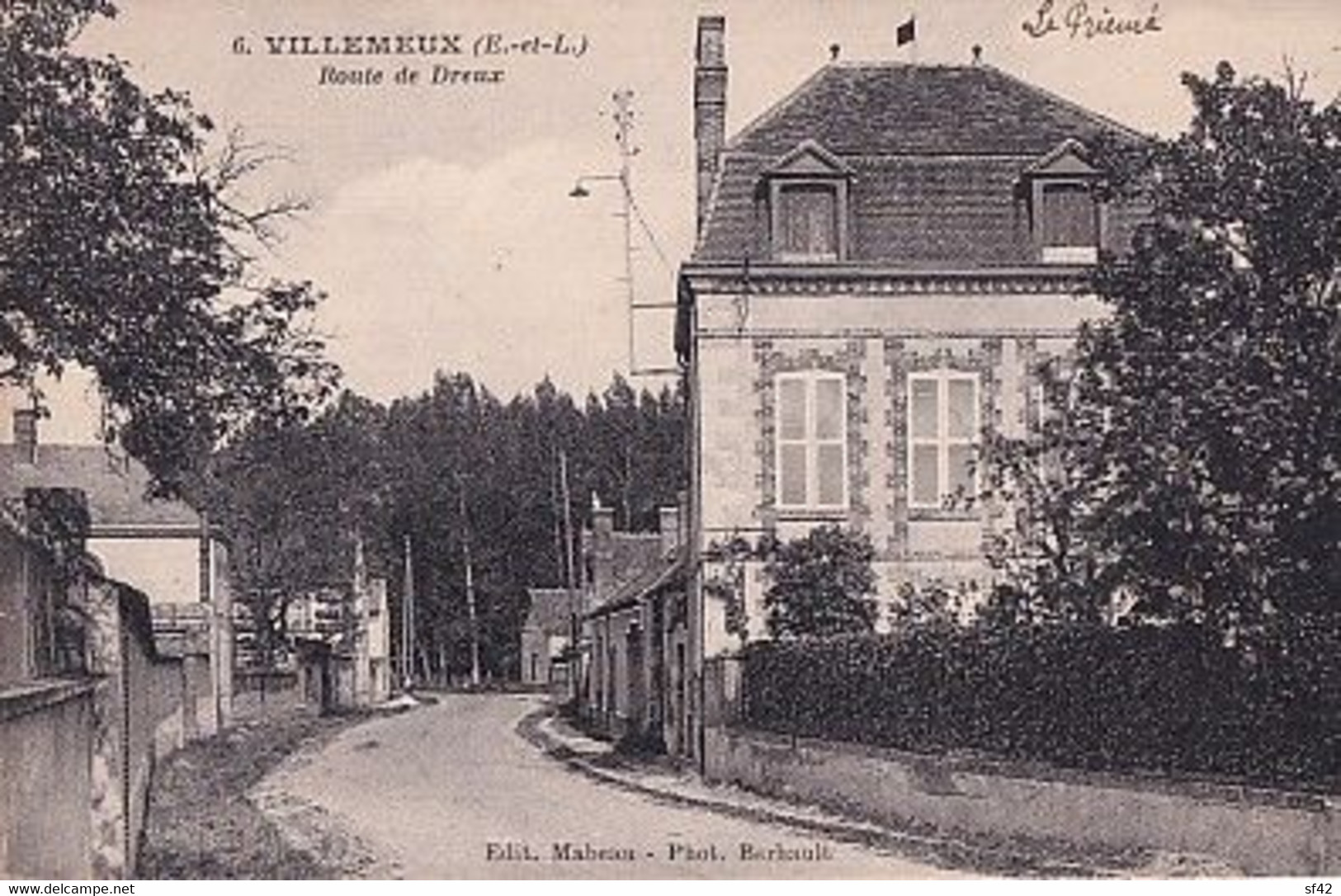 VILLEMEUX       ROUTE DE DREUX              LE PRIEURE - Villemeux-sur-Eure