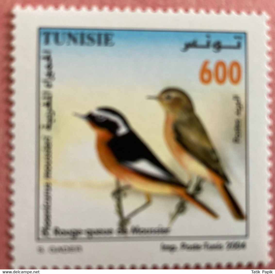 2004 Tunisie Oiseaux Rouge Queue Tunisia Birds 1V MNH** - Spatzen