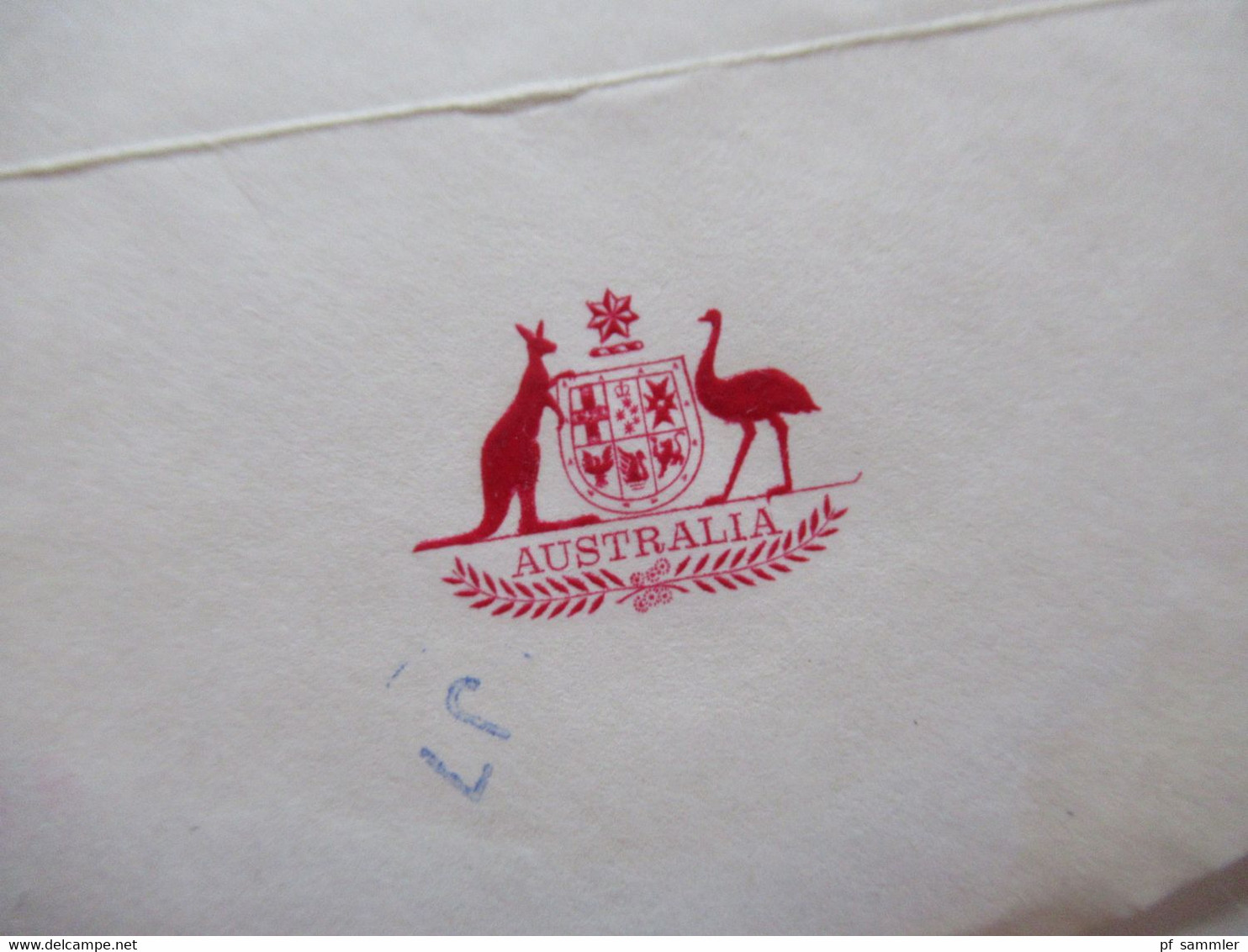 Australien 1980 Air Mail Umschlag Australian Senate Stempel Postage Paid Parliament House ACT 2600 Mit Inhalt - Lettres & Documents