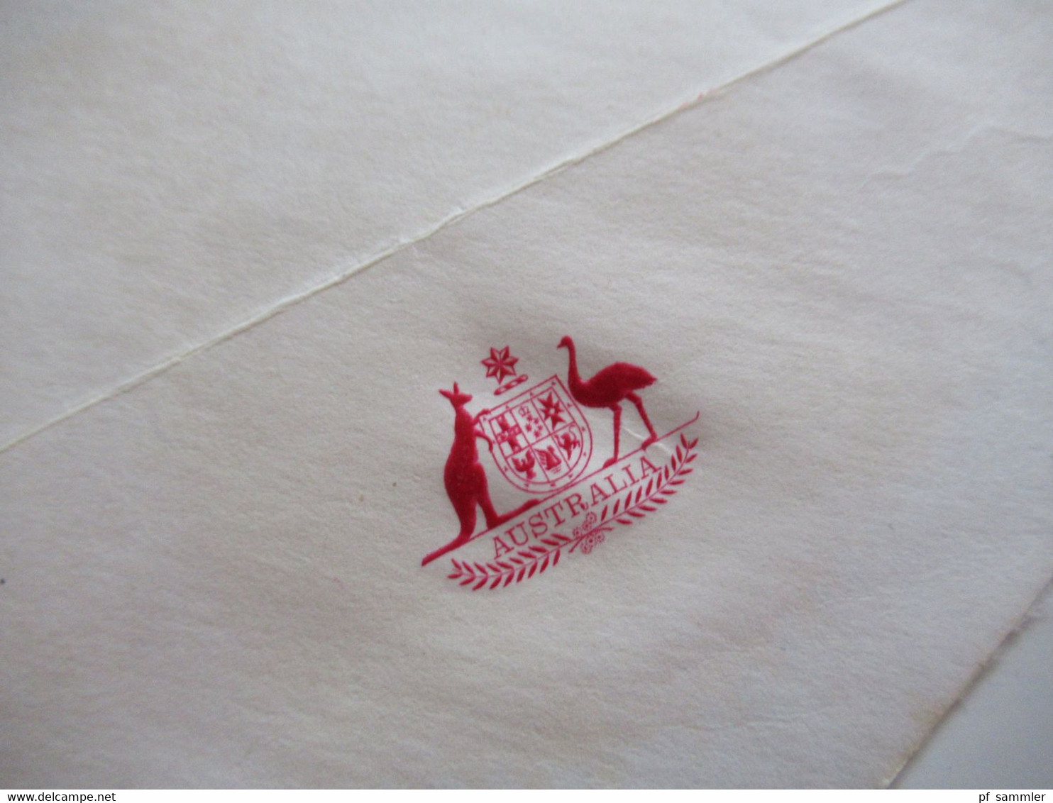 1980 Umschlag Australian Senate (Regierung) Mit Inhalt U. Original Unterschrift K.O. Bradshaw Acting Clerk Of The Senate - Brieven En Documenten