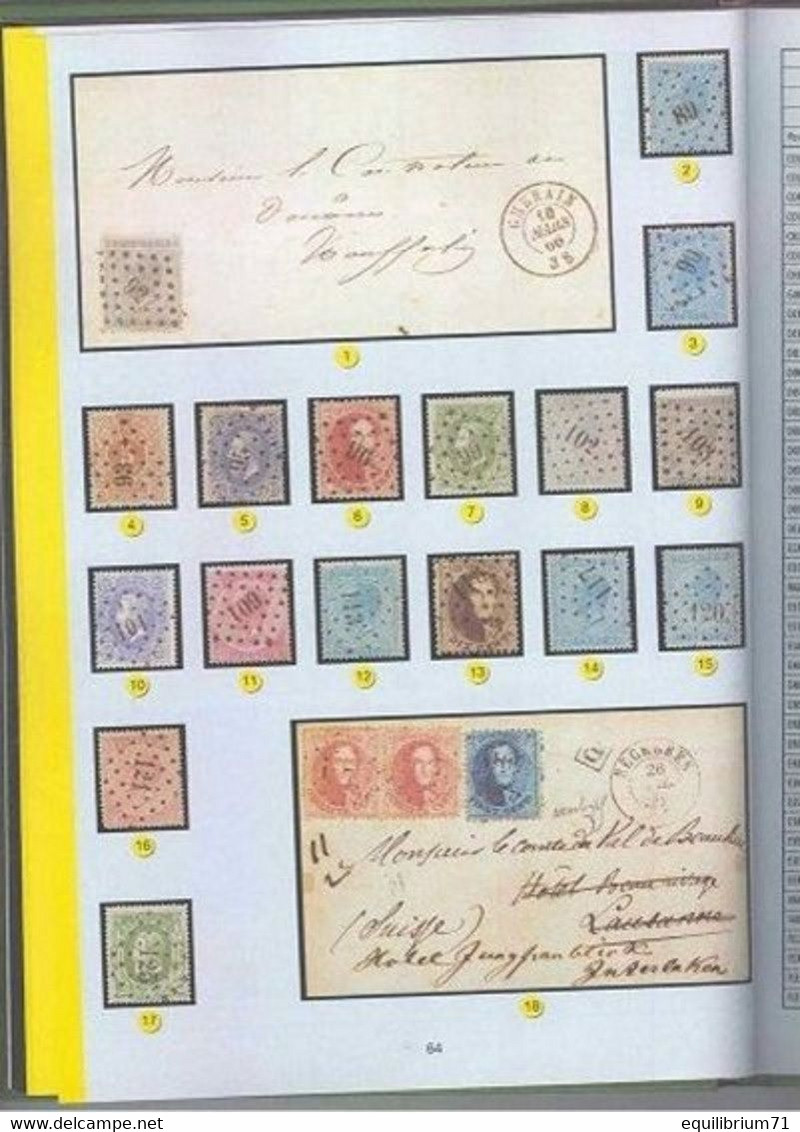Catalogue Spécialisé NIPA Oblitérations Belges / Belgische Afstempelingen - 1849 -->1910 - Bilingue / Tweetalig - Oblitérations