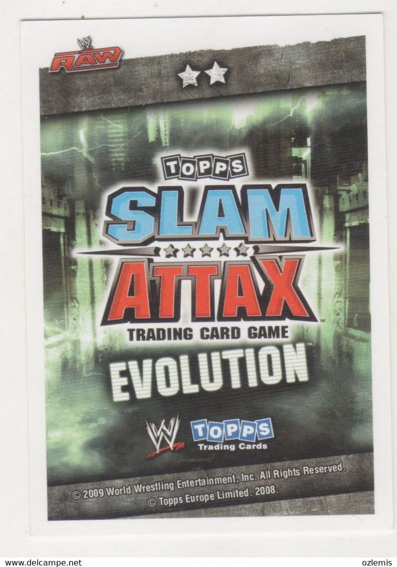 WRESTLING CATCH ,TOPPS SLAM ATTAX EVOLUTION TRADING CARD GAME,JAMIE NOBLE - Trading-Karten