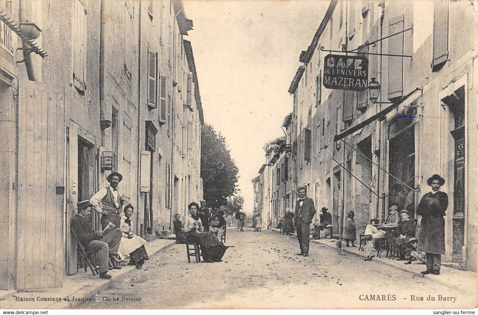 CPA 12 CAMARES RUE DU BARRY - Other & Unclassified