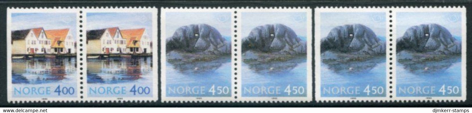 NORWAY 1995 Tourism Pairs With Both Papers MNH / **.   Michel 1176x-77x, 1177y  Dl-Dr - Ungebraucht