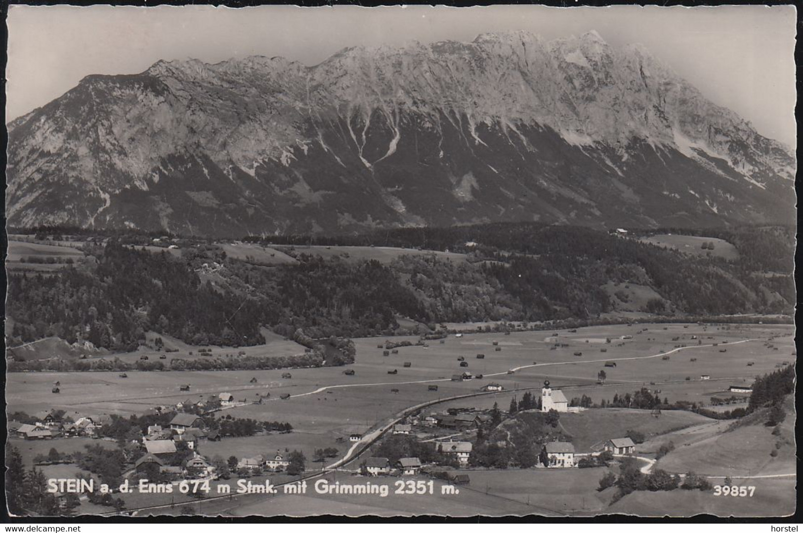 Austria - 8961 Stein An Der Enns Mit Grimming - Alte Ansicht - Nice Stamp - Haus Im Ennstal