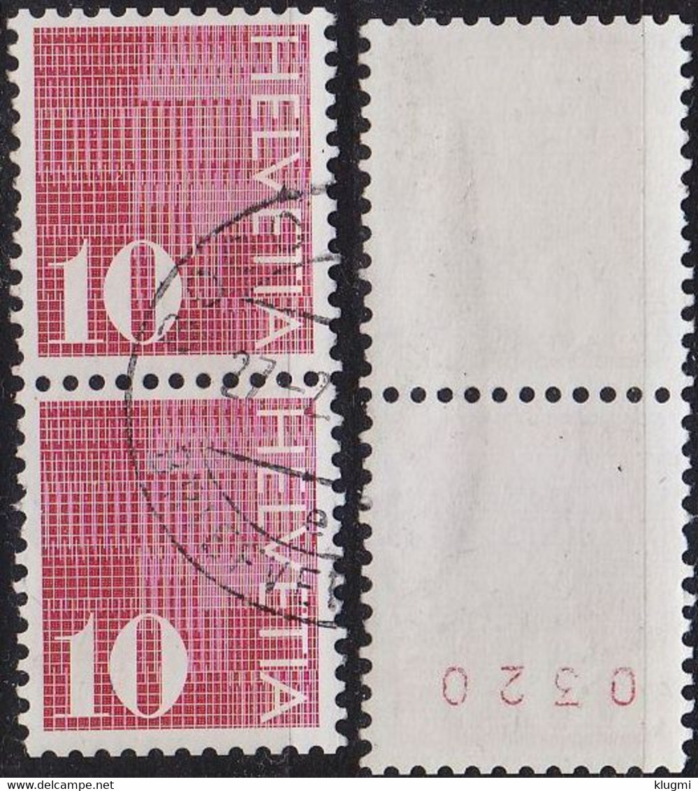 SCHWEIZ SWITZERLAND [Rolle] MiNr 0933 II ( O/used ) [01] - Coil Stamps