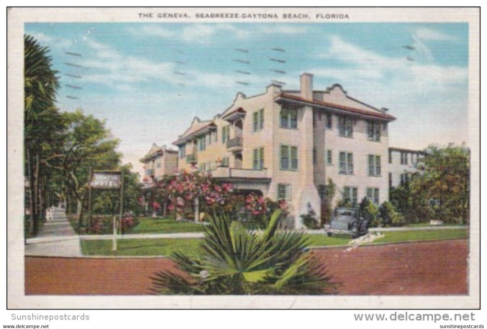 Florida Daytona The Geneva Hotel 1940 - Daytona