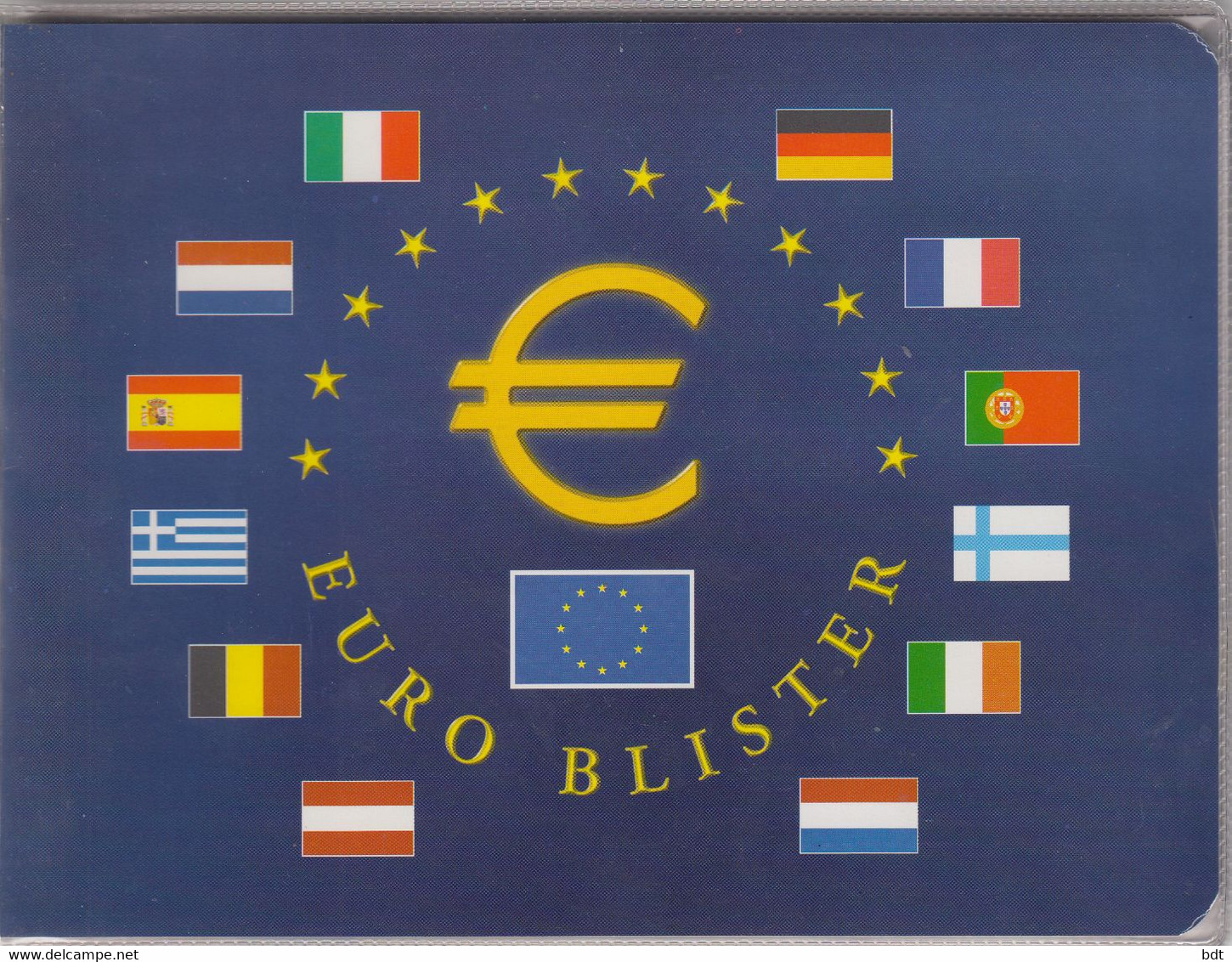 ITALIA 2002 Serie Divisionale Prima Emissione Euro 8 Monete FDC BLISTER ABAFIL - Set Fior Di Conio