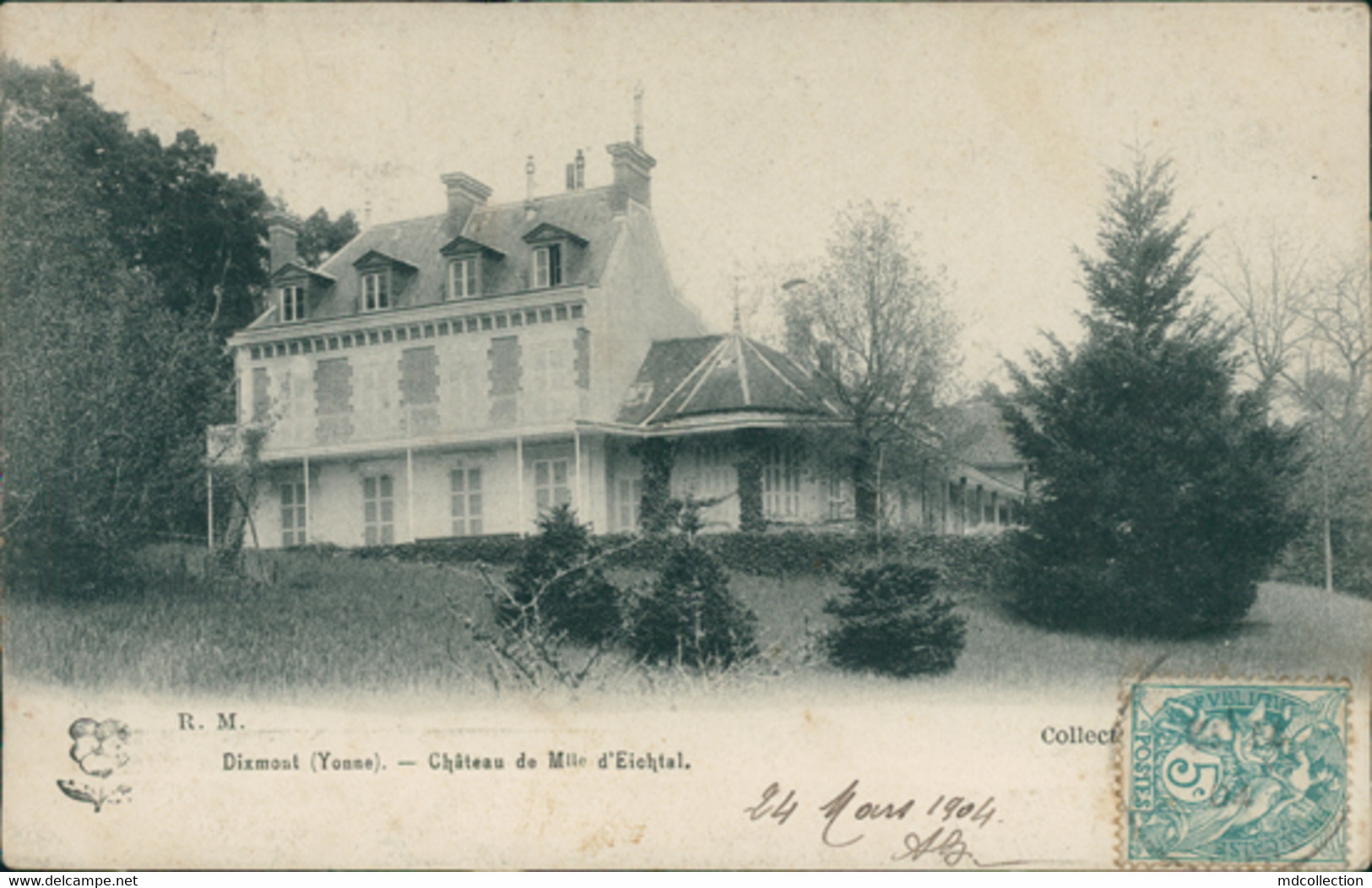 89 DIXMONT / Château De Melle Eichtall / - Dixmont