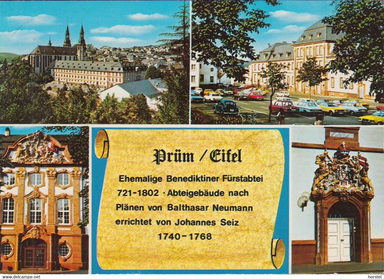 D-54595 Prüm - Eifel - Alte Ansichten - Parkplatz - Cars - VW Käfer - Ford Taunus Coupe - Nice Stamp - Pruem