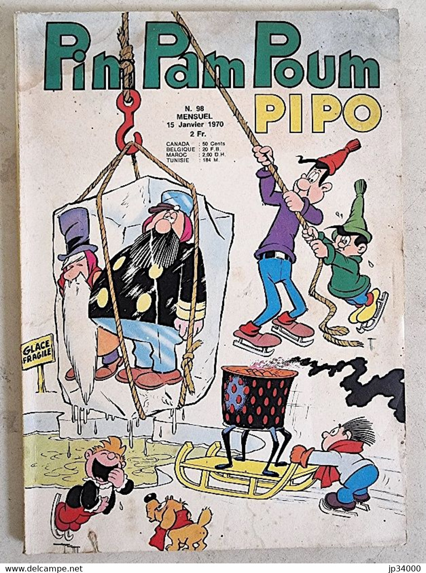 PIM PAM POUM PIPO: N° 98 Janvier 1970. Edition Lug. - Pim Pam Poum