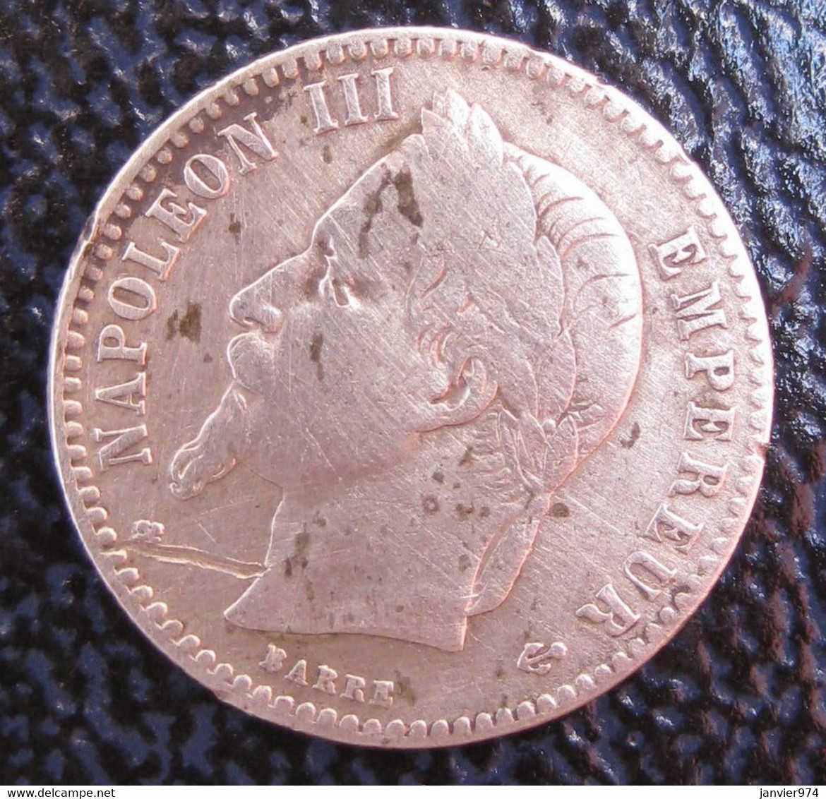 50 Centimes 1864 BB Strasbourg  , Napoléon III , En Argent - 50 Centimes