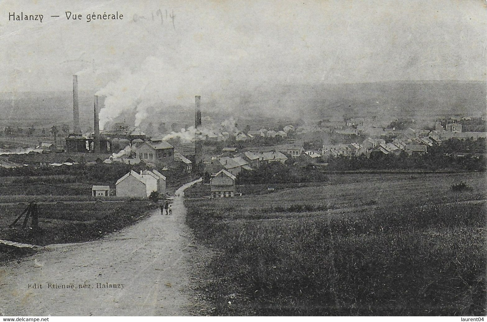 AUBANGE. HALANZY. VUE GENERALE. INDUSTRIE METALURGIQUE. - Aubange