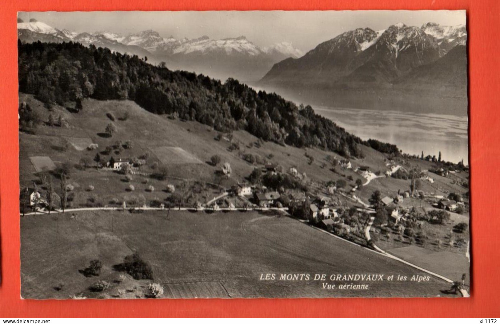 NAD-27  Les Monts De Grandvaux Lavaux Et Les Alpes   Bourgeois 10518 - Grandvaux