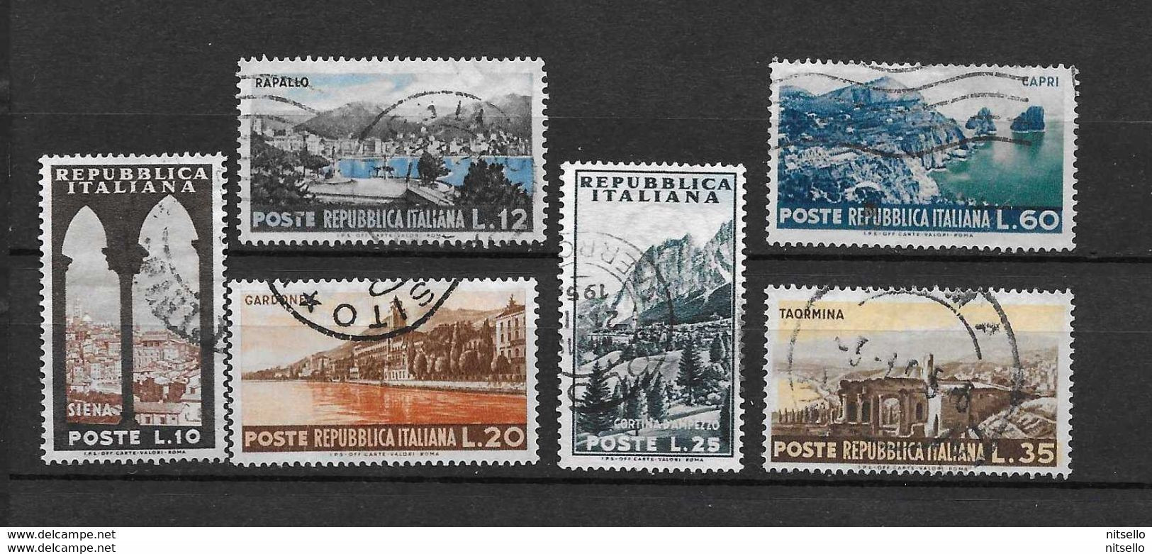 LOTE 1610  ///   (C025) ITALIA 1953 - SERIE COMPLETA        ¡¡¡¡¡¡ LIQUIDATION !!!!!! - Gebraucht