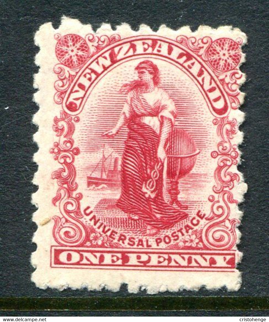 New Zealand 1901 Universal Penny Postage - Pirie Paper - P.11 - 1d Carmine HM (SG 278) - Nuevos