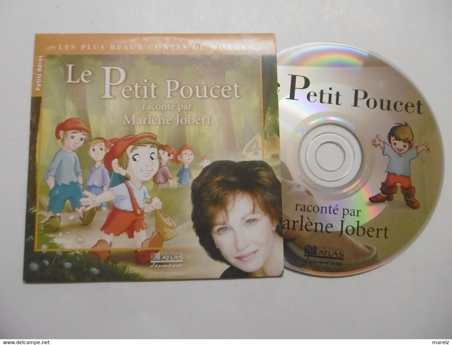 CD Enfants Contes Fables Et Légendes - Le Petit POUCET Raconté Par Marlène JOBERT Editions ATLAS Jeunesse - Enfants