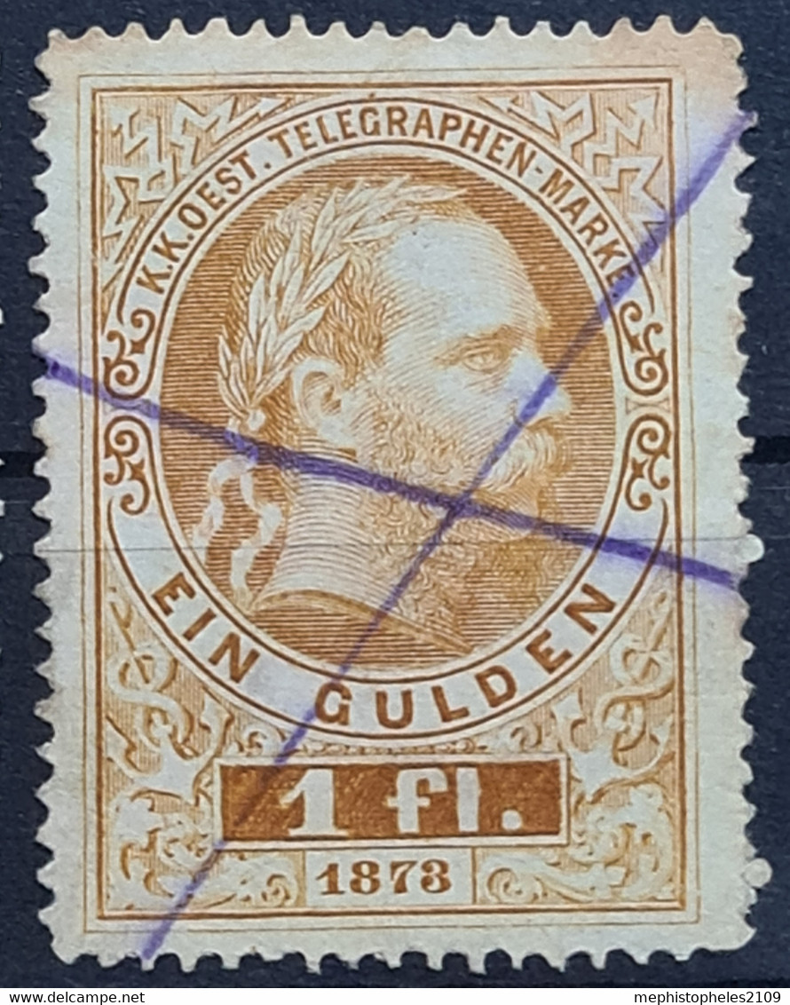 AUSTRIA 1874/75 - Canceled - ANK 16 - Télégraphe