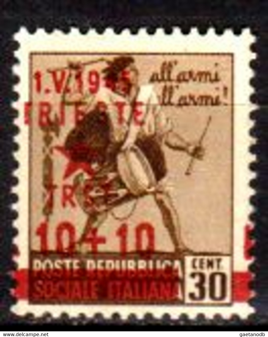 Italia-G-0962 - Occupazione Jugoslava Di Trieste 1945 (++) MNH - Bella Varietà - Qualità A Vostro Giudizio. - Jugoslawische Bes.: Triest