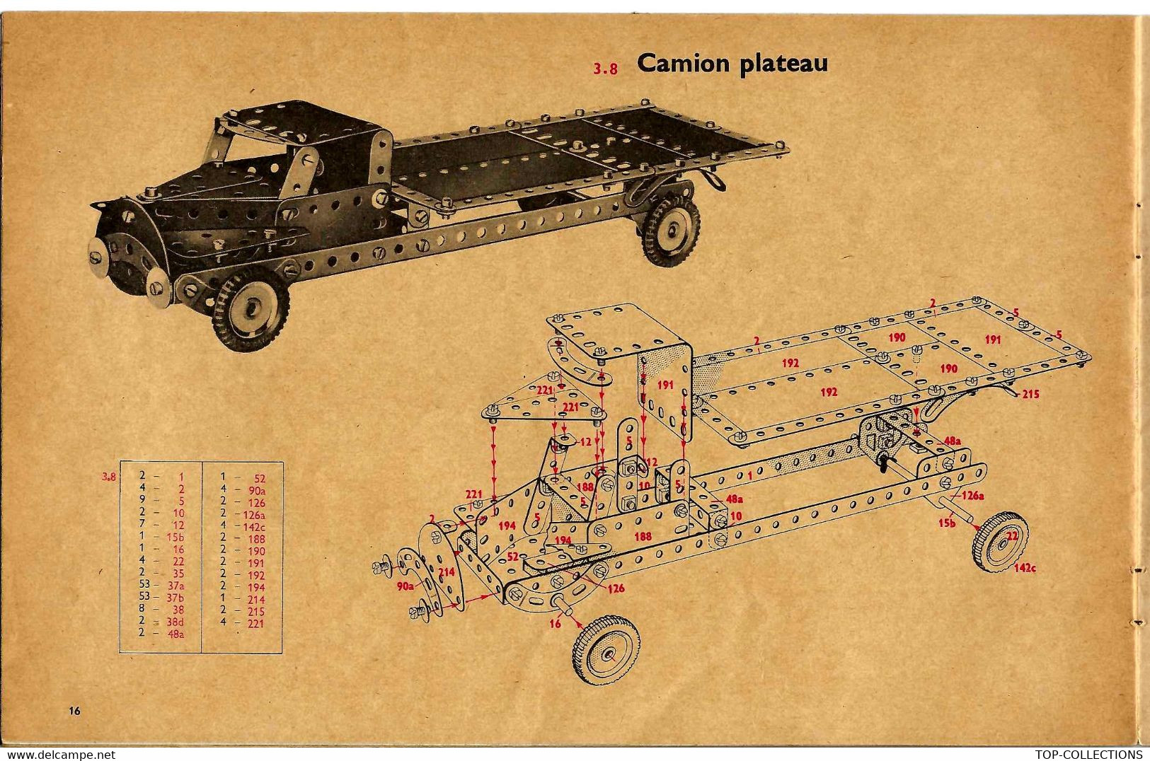 CATALOGUE MECCANO MANUEL INSTRUCTIONS 2 ET 3 COMPLET COUVERTURE ET FASCICULE DE 24 PAGES BON ETAT VOIR DESCRIP - Meccano