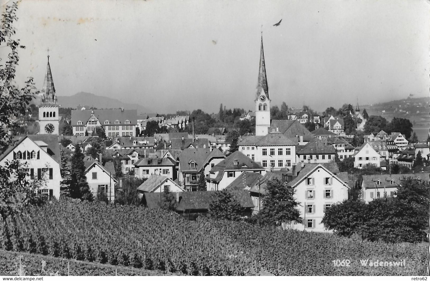 WÄDENSWIL → Dorfansicht Anno 1951 - Dorf